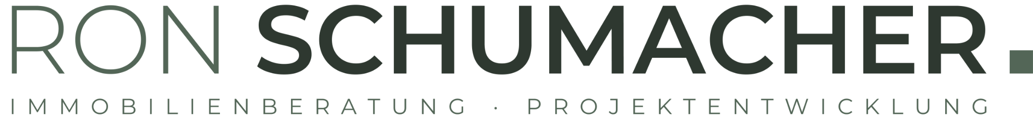 RON SCHUMACHER · Immobilienberatung · Projektentwicklung
